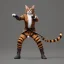 Placeholder: fighting cat ninja outfit full body detail, unreal 5, octane render,cinema4d, dynamic lighting, 8k, redshift render, highly, hyperrealism ultra detailed, hyper realistic.