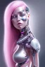 Placeholder: cyborg, pink hair, sexy, perfekt, real, dream