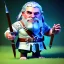 Placeholder: Clash of clans art style of a cute fat geralt, full body, by mobeius, au naturel, hyper detailed, digital art, trending in artstation, cinematic lighting, studio quality, smooth render, unreal engine 5 rendered, octane rendered, art style by klimt and nixeu and ian sprigger and wlop and krenz cushart