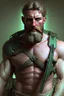 Placeholder: photorealistic male bearded handsome soldier, hyperdetailed painting, luminism, Bar lighting, complex, dark green miltary, 4k resolution concept art, Artgerm, WLOP, Alphonse Mucha, 3d render, octane render, intricately detailed, cinematic, awesome full color, hand drawn, dark, gritty, cinematic