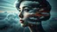 Placeholder: A portrait of a woman formed by a surreal, dreamlike mental landscape reminiscent of double exposure photographs, with layered, swirling clouds and neurological pathways evoking the futuristic, dystopian cityscapes of Cyberpunk 2099 and Blade Runner 2049. Inspired by Vincent Callebaut’s innovative, eco-friendly designs and the complex, mathematically driven patterns of the Fibonacci sequence, seamlessly blending into a dark, misty atmosphere. Igor Morskoy’s signature blend of organic and synthet