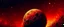 Placeholder: A planets with a background of Fire Brick color low glitter abstract gradient space defocus texture; free space; horizontal banner with smooth dark edges and copy spase for text “SAMARRAI