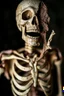 Placeholder: a blurry, distressing, haunting image of a fracturing skeleton, realistic