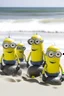 Placeholder: minions in a beach