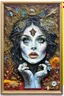 Placeholder: beliefs are the silent architect of reality; Lowbrow Mixed Media collage