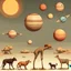 Placeholder: Planets smaller than animals.