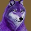 Placeholder: Purple wolf