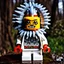 Placeholder: picture of a lego minifigure Yeti, (2020), professional photograph, clever