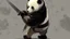 Placeholder: Panda in samurai armour