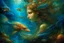 Placeholder: An underwater fantasy, perfect anatomy, fantasy, vibrant digital art professional award winning masterpiece, oil on canvas Atmospheric extremely detailed Josephine Wall