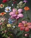 Placeholder: fantasy flowers, still life, multicolor, style by Catherine Abel, by Stephen Gibb, by Earnst Haeckel, by Naoto Hattori, highly detailed, sharp focus, elegant, ultra reallistic, intricate, oil on canvas, beautiful, high detail, crisp quality, colorful