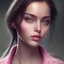 Placeholder: Beautiful latin girl, black Hair, green Eyes, stay in machupicchu, wearing a pink trench coat, Room, masterpiece, expert, insanely detailed, 4k resolution, cute big circular reflective eyes, cinematic smooth, intricate detail , soft smooth lighting, soft pastel colors, Eyes slightly Glowing