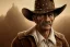 Placeholder: old RUGED cowboy face hat