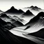 Placeholder: Chinese landscape painted with black lines