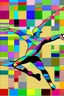 Placeholder: ABSTRACT SQUARES DANCING STYLE OF HIROKU OGAI