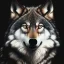 Placeholder: wolf, black, masterpiece, expert, 8K, hyperrealism, sharp focus, cinematic lighting