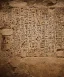 Placeholder: Ancient ruin wall depicting hieroglyphs of futuristic technology