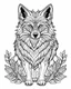 Placeholder: Eurasian wolf ANIMAL coloring pages for adult