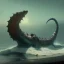 Placeholder: franz frazetta style,sea serpent