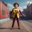 Placeholder: Ultra realistic circus scene. clown sweet man, waist up view, Wes Anderson style, happy, highly detailed, concept art, unreal engine 5, god rays, ray tracing, RTX, lumen lighting, ultra detail, volumetric lighting, 3d, finely drawn, high definition, high resolution.