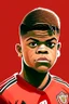 Placeholder: Leon Bailey Footballer ,cartoon 2d