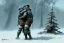 Placeholder: "close up on A ucrain soldier and Russian soldier hug each other,Christmas decorations,Christmas tree" 8k resolution concept art by Greg Rutkowski dynamic lighting hyperdetailed intricately detailed Splash art trending on Artstation triadic colors Unreal Engine 5 volumetric lighting Alphonse Mucha WLOP Jordan Grimmer orange and teal"