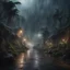 Placeholder: Hyper Realistic No-Theme Thursday very-heavy-rainy-night with prehistoric-cinematic-ambiance