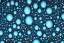 Placeholder: Blue raindrops, tree diamants, black backround , close up view, photo quality, ultra realistic