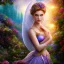 Placeholder: bright fairy, beautiful portrait, flowery landscape