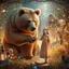 Placeholder: The girl and the brown bear, fabulous, dreamlike, children's story, anatomically correct, figures completely in the frame, no writing, no numbers, in the Style of Vania Zouravliov, Sherry Akrami, Ivan Bilibin, Maria Sibylla Merian, Alex Almany, Daniel Merriam, Jean Baptiste Monge, Iwona Lifsches Modifiers: bokeh digital painting elegant extremely detailed Award winning photography fantasy intricate 8k very attractive award winning imperial colors fantastic view 4K 3D crisp quality hdr very cute
