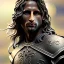 Placeholder: White Sculpture aragorn, full body, Rome sculpture style, full body, fresco background, hyper realistic, 8k,