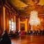 Placeholder: Celebration in a schloss, austrian people, ledherhosen, Austrian aesthetic, warm colors, wooden floor, forest green walls, night time, 8k, HD, cinematography, photorealistic, Cinematic, Color Grading, Ultra-Wide Angle, Depth of Field, hyper-detailed, beautifully color-coded, insane details, intricate details, beautifully color graded, Cinematic, Color Grading, Editorial Photography, Depth of Field, DOF, White Balance, 32k, Super-Resolution, Megapixel, ProPhoto RGB, VR