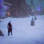 Placeholder: A snowy warlock Christmas festival