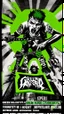 Placeholder: green hardcore punk flyer