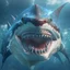 Placeholder: shark as a supervillain, 8k resolution, photorealistic, ultra detailed