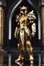 Placeholder: Full body photography,front_view,power ranger looking at viewer,traditional dress ornaments mechanical_armor,intricate armor, delicate golden filigree, intricate filigree, black metalic parts, detailed part,desert background, dynamic lighting