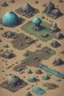 Placeholder: Tilemap of a alien camp for asset video game