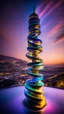 Placeholder: 94625, delightful, sensitive, confident, iridescent double helix tower, delicate, nocturnal, architecture, award-winning photograph, beautiful composition, filled with beautiful detail, delicate colour, chiaroscuro