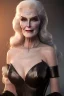 Placeholder: Carmen Dell`orifice as evil queen in black leather gown, angry, busty, curvey, cleavage, unreal 5, octane render,cinema4d, dynamic lighting, dramatic lighting, 4k, redshift render, highly detailed, hyper realistic