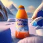 Placeholder: A juice producer wears FANTA a hat found in the place of nature in the Eskimo and in the back there are snowy icebergs HIGH DESIN IN . 8K . REALISTIC .HIGH RESLOLUTION...V4..AR 2.3