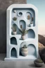 Placeholder: concrete decor pieces santorini inspired