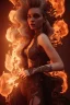 Placeholder: portrait of samantha prince set in fire, cinematic lighting, photorealistic, ornate, intricate, realistic, detailed, volumetric light and shadow, hyper HD, octane render, unreal engine insanely detailed and intricate, hypermaximalist, elegant, ornate, hyper-realistic, super detailed --v 4