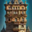 Placeholder: An old building in saint malo +detailed facades+highly detailed++ Book illustration by Gediminas Pranckevičius, Jean Baptiste Monge, Brian Kesinger, Anton fadeev, , trending on behance""