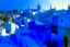 Placeholder: A blue city near a metropolis painted by John Singer Sargent