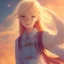 Placeholder: Anime art,anime key visual of elegant young female,long blonde hair and large eyes,finely detailed, perfect face,laying down in the grass at sunset,golden hour sunset lighting,background blur bokeh!!,trending on pixiv fanbox,studio ghibli,extremely high quality artwork