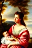 Placeholder: Mother breast feeding a child