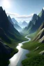 Placeholder: 3d mountainous landscape