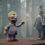 Placeholder: Full body, 3d render, homer simpson 1800's men style, 1800's hair style, 1800's men clothes style, hyper realistic, octane render, unreal engine 5, 8k, palace background, uhd