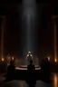 Placeholder: Imagine a digital artwork that captures the essence of Bill Viola's profound exploration of perception and time, infused with the lyrical, evocative quality of Maurice Ravel's music, and accented with the dramatic use of chiaroscuro typical of Rembrandt's paintings. The scene is set in a dimly lit, intimate space reminiscent of a 17th-century studio, evoking Rembrandt's atmosphere. At the center, a figure sits in deep contemplation, illuminated by a soft, focused light that creates a stark contr