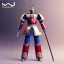 Placeholder: beautiful smooth realistic Japanese samurai robot body, run, cat aye, extremely sharp detail, finely tuned detail, ultra high definition, 8 k, unreal engine 5, ultra sharp focus, accurate sword wings, dark cosmos background